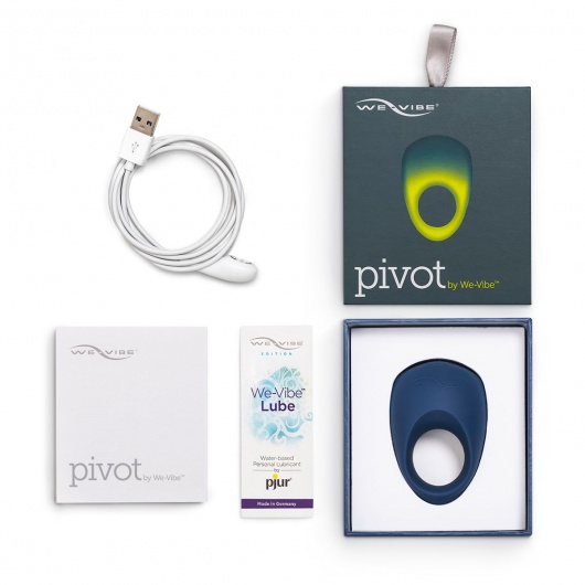 Синее эрекционное виброкольцо We-vibe Pivot - We-vibe - в Ельце купить с доставкой