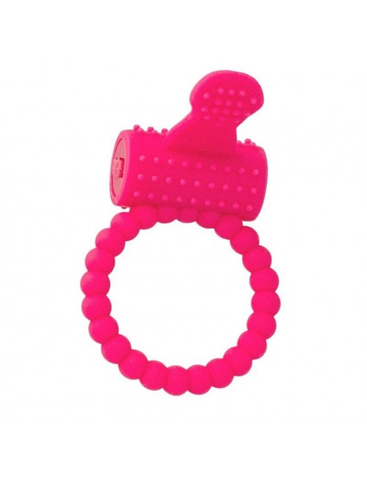 Розовое силиконовое виброкольцо A-toys - A-toys - в Ельце купить с доставкой