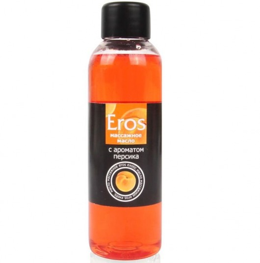 Массажное масло Eros exotic с ароматом персика - 75 мл. - Биоритм - купить с доставкой в Ельце
