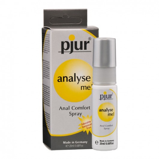 Обезболивающий анальный спрей pjur ANALYSE ME - 20 мл. - Pjur - купить с доставкой в Ельце