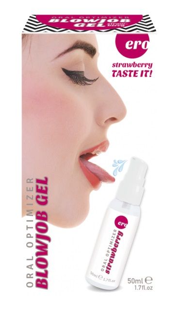 Увлажняющий гель для орального секса с ароматом клубники - 50 мл. - Ero - купить с доставкой в Ельце