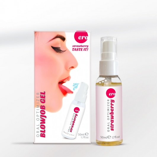 Увлажняющий гель для орального секса с ароматом клубники - 50 мл. - Ero - купить с доставкой в Ельце