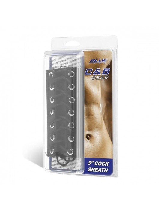 Сбруя на член на шнуровке 5  Cock Sheath - BlueLine - купить с доставкой в Ельце
