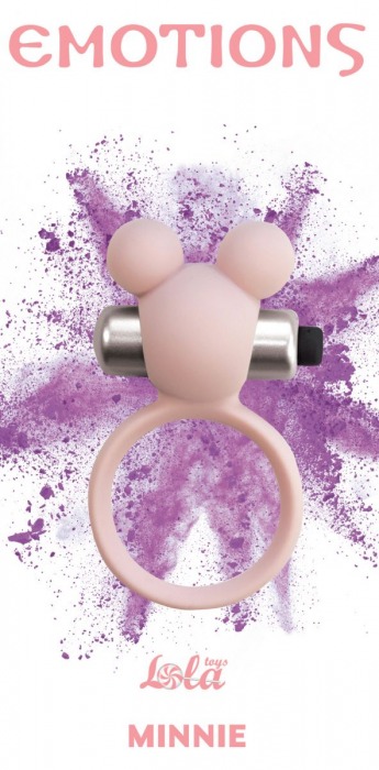 Розовое эрекционное виброколечко Emotions Minnie Light pink - Lola Games - в Ельце купить с доставкой