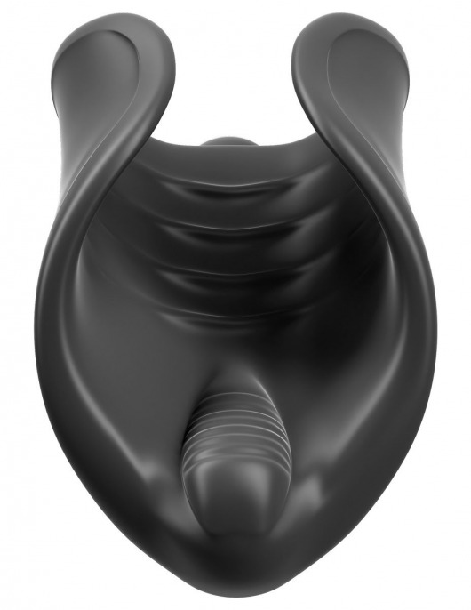 Чёрный мастурбатор Vibrating Silicone Stimulator с вибрацией - Pipedream - в Ельце купить с доставкой