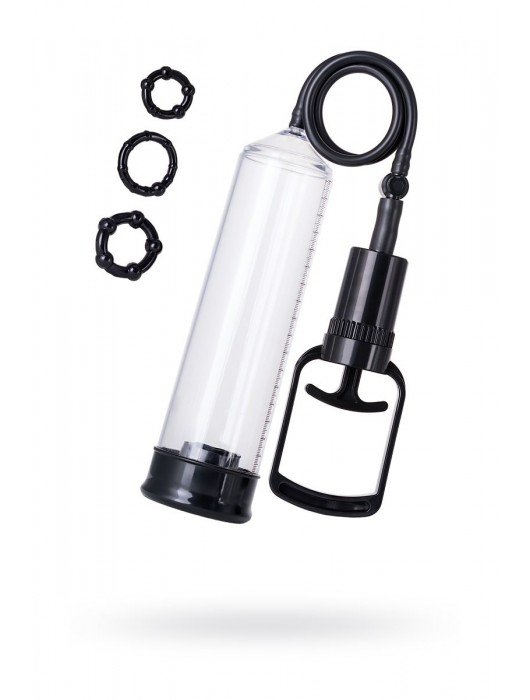 Вакуумная помпа A-toys с уплотнителем и эрекционными кольцами - A-toys - в Ельце купить с доставкой