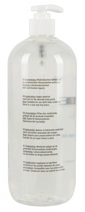 Гель-смазка на водной основе JUSTGLIDE - 1000 мл. - Orion - купить с доставкой в Ельце