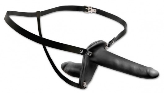 Женский страпон с вагинальной пробкой Double Penetrix Strap-on - 15 см. - Pipedream - купить с доставкой в Ельце