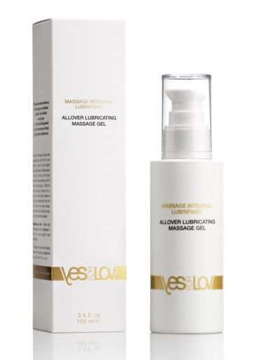 Массажный гель-смазка на силиконовой основе Allover Massage Gel - 100 мл. - YESforLOV - купить с доставкой в Ельце