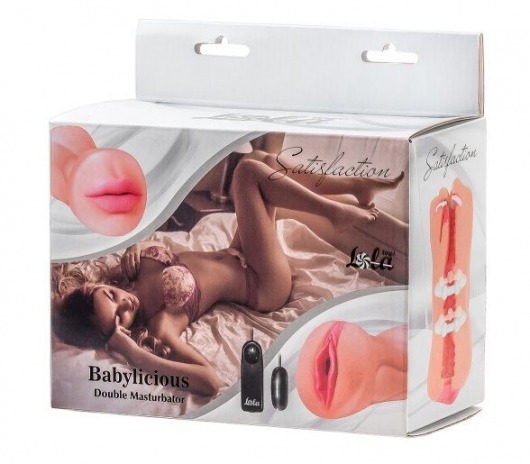 Двусторонний мастурбатор с вибропулей Satisfaction Babylicious - Lola Games - в Ельце купить с доставкой