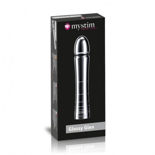 Фаллоимитатор для электростимуляции Glossy Glen Dildo - 14 см. - MyStim - купить с доставкой в Ельце