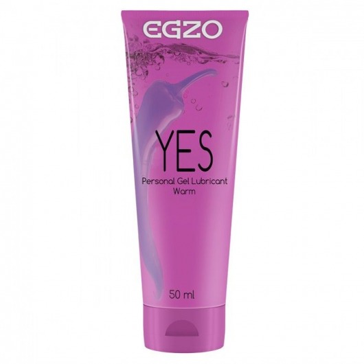 Согревающий лубрикант на водной основе Egzo Yes - 50 мл. - EGZO - купить с доставкой в Ельце