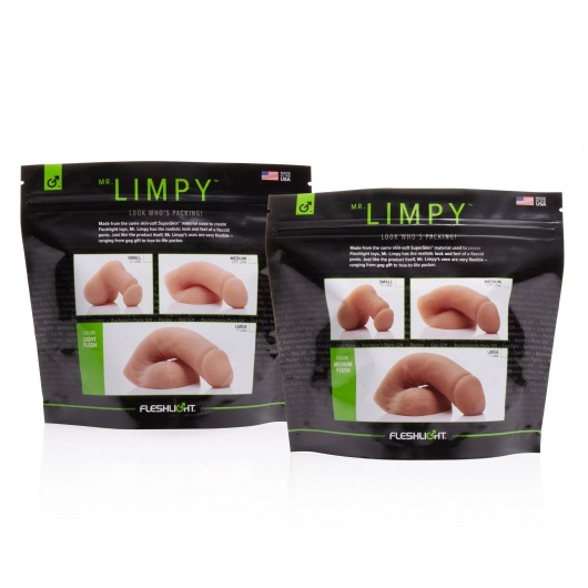Мягкий имитатор пениса Fleshtone Limpy большого размера - 21,6 см. - Fleshlight - купить с доставкой в Ельце
