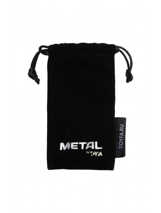 Серебристая анальная пробка с прозрачным кристаллом-сердцем - 8 см. - ToyFa - купить с доставкой в Ельце