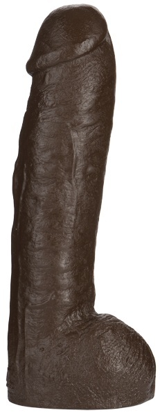 Большая насадка для трусиков Vac-U-Lock Realistic Hung - 31,7 см. - Doc Johnson - купить с доставкой в Ельце