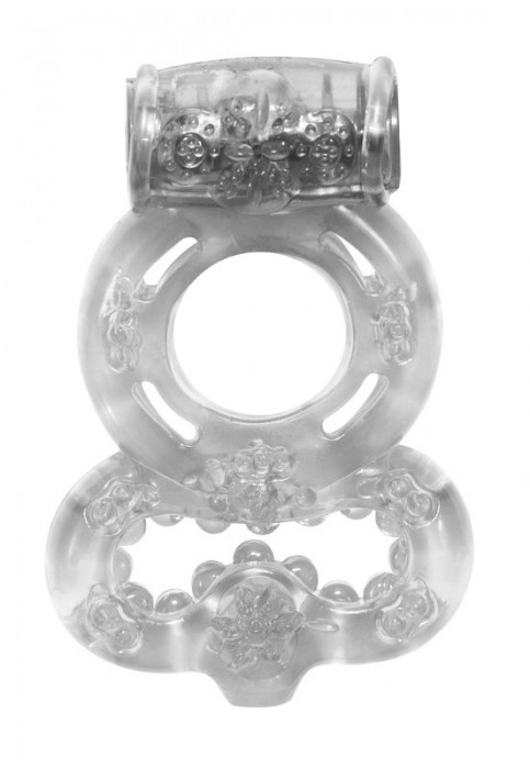 Прозрачное эрекционное кольцо Rings Treadle с подхватом - Lola Games - в Ельце купить с доставкой