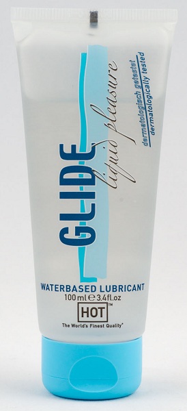 Интимная смазка на водной основе Glide - 100 мл. - HOT - купить с доставкой в Ельце