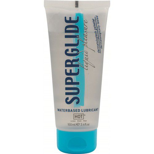 Интимная смазка на водной основе Superglide - 100 мл. - HOT - купить с доставкой в Ельце