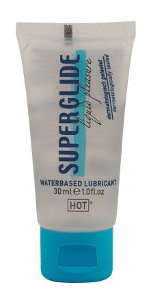 Гель-смазка на водной основе для чувствительной кожи Superglide - 30 мл. - HOT - купить с доставкой в Ельце