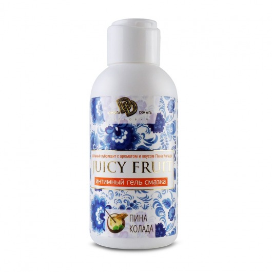 Интимный гель на водной основе JUICY FRUIT с ароматом пина колада - 100 мл. - БиоМед - купить с доставкой в Ельце
