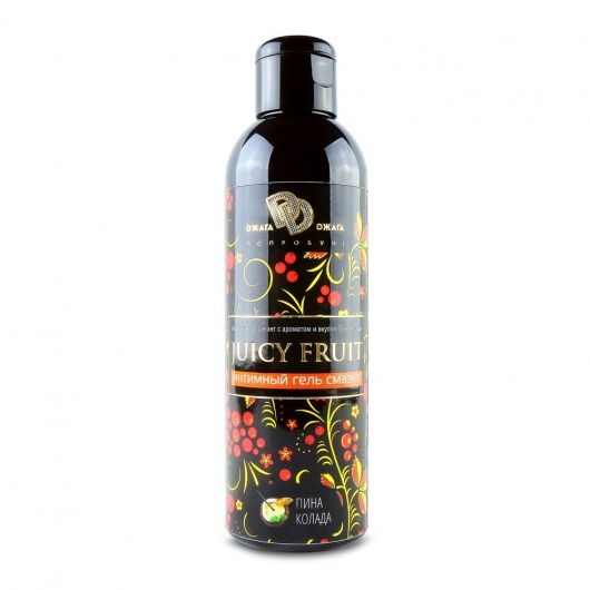 Интимный гель на водной основе JUICY FRUIT с ароматом пина колада - 200 мл. - БиоМед - купить с доставкой в Ельце