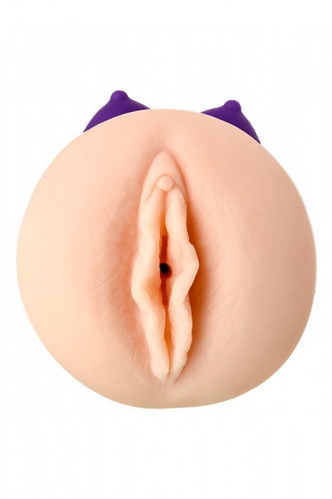 Двухсторонний мастурбатор JOS YARA в фиолетовой колбе - JOS - в Ельце купить с доставкой