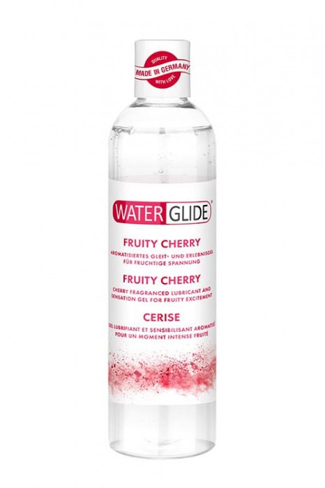 Лубрикант на водной основе с ароматом вишни FRUITY CHERRY - 300 мл. - Waterglide - купить с доставкой в Ельце