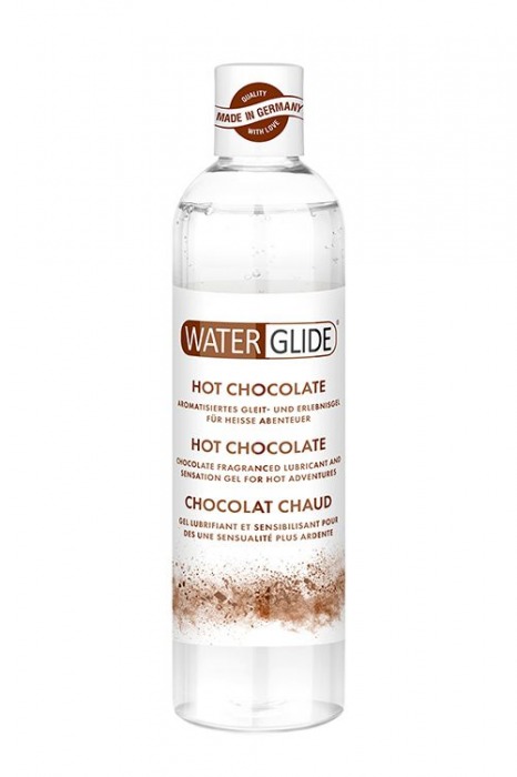 Лубрикант на водной основе с ароматом шоколада HOT CHOCOLATE - 300 мл. - Waterglide - купить с доставкой в Ельце