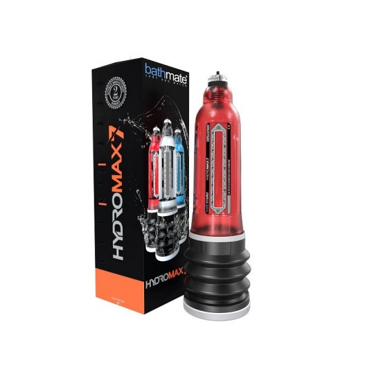 Красная гидропомпа HydroMAX7 - Bathmate - в Ельце купить с доставкой
