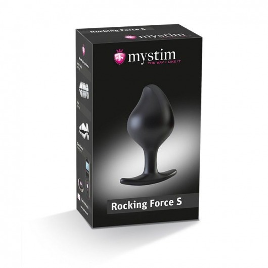 Анальная пробка Rocking Force S для электростимуляции - 9,5 см. - MyStim - купить с доставкой в Ельце