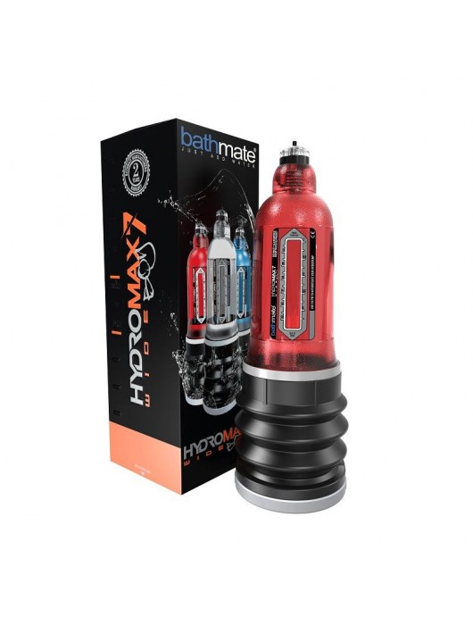 Красная гидропомпа HydroMAX7 Wide Boy - Bathmate - в Ельце купить с доставкой