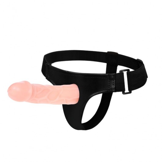 Телесный фаллоимитатор на трусиках Jessica Strap-On - 15,5 см. - Baile - купить с доставкой в Ельце