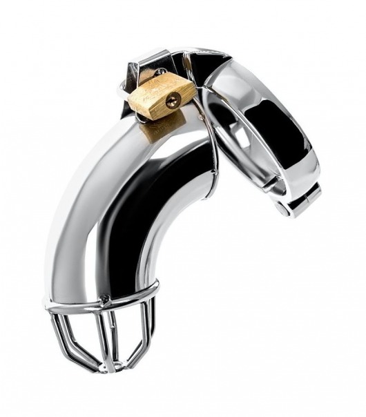 Серебристый мужской пояс верности TOYFA Metal - ToyFa - купить с доставкой в Ельце