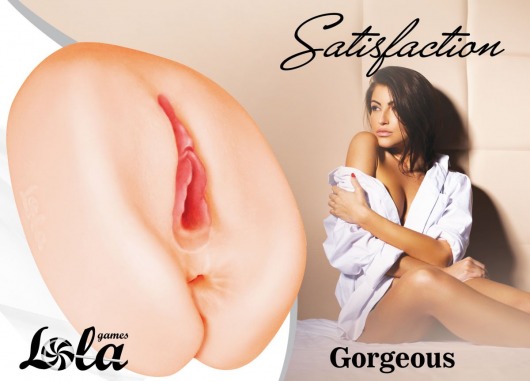 Мастурбатор с 2 тоннелями Satisfaction Gorgeous - Lola Games - в Ельце купить с доставкой