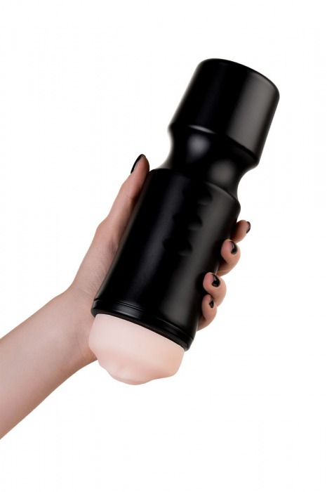 Мастурбатор-ротик A-Toys в черной колбе - A-toys - в Ельце купить с доставкой