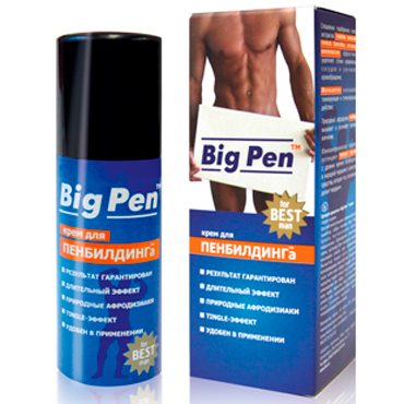 Крем Big Pen для увеличения полового члена - 50 гр. - Биоритм - в Ельце купить с доставкой