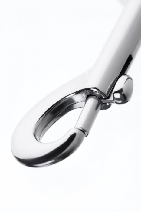 Серебристый двухсторонний карабин TOYFA Metal - ToyFa - купить с доставкой в Ельце