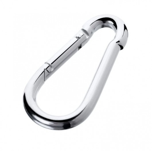 Серебристый карабин TOYFA Metal - ToyFa - купить с доставкой в Ельце