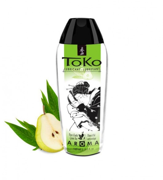 Интимный гель TOKO Pear   Exotic Green Tea с ароматом груши и зеленого чая - 165 мл. - Shunga - купить с доставкой в Ельце