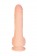 Телесный реалистичный вибратор-ротатор Ulric - 24 см. - ToyFa