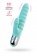 Мятный рельефный вибратор с клиторальной стимуляцией Flax - 17,5 см. - ToyFa купить в Ельце с доставкой в Orgasmix.ru Мятный рельефный вибратор с клиторальной стимуляцией Flax - 17,5 см. - ToyFa
