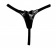 Черные лаковые трусики-стринги с бантиком - БДСМ Арсенал купить с доставкой Черные лаковые трусики-стринги с бантиком - БДСМ Арсенал купить с доставкой