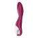 Малиновый вибромассажер для стимуляции G-точки Heated Thrill - 20,6 см. - Satisfyer купить в Ельце с доставкой в Orgasmix.ru Малиновый вибромассажер для стимуляции G-точки Heated Thrill - 20,6 см. - Satisfyer
