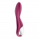 Малиновый вибромассажер для стимуляции G-точки Heated Thrill - 20,6 см. - Satisfyer купить в Ельце с доставкой в Orgasmix.ru Малиновый вибромассажер для стимуляции G-точки Heated Thrill - 20,6 см. - Satisfyer