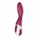 Малиновый вибромассажер для стимуляции G-точки Heated Thrill - 20,6 см. - Satisfyer купить в Ельце с доставкой в Orgasmix.ru Малиновый вибромассажер для стимуляции G-точки Heated Thrill - 20,6 см. - Satisfyer