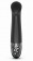 Черный вибратор с функцией электростимуляции Right on Ron - 17 см. - MyStim - купить с доставкой в Ельце