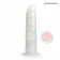 Белый вибратор-реалистик со световыми эффектами - 20,5 см. - Erowoman-Eroman купить в Ельце с доставкой в Orgasmix.ru Белый вибратор-реалистик со световыми эффектами - 20,5 см. - Erowoman-Eroman