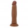 Коричневый фаллоимитатор с подвижной кожей Keon - 21,4 см. - Baile купить с доставкой в интернет-магазине Orgasmix в Ельце Коричневый фаллоимитатор с подвижной кожей Keon - 21,4 см. - Baile