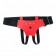 Красные трусики со штырьком для насадки - БДСМ Арсенал - купить с доставкой в Ельце